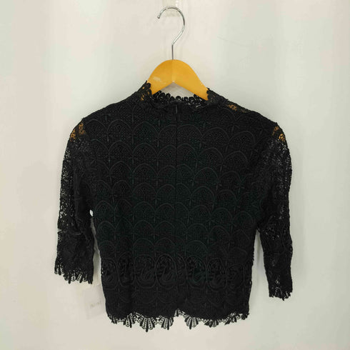 INFINE クルーネック レース ブラウス レディース JPN:9号