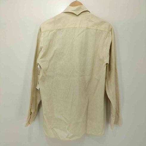 vintage 刺繍 猫目ボタン フリル プルオーバー グアテマラシャツ レディース