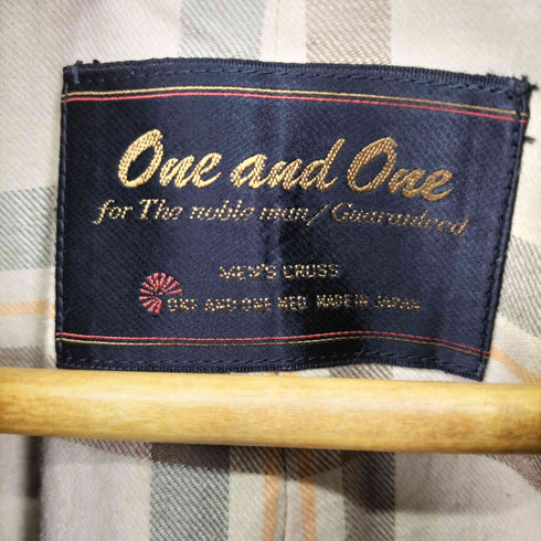 ONE AND ONE トレンチコート メンズ