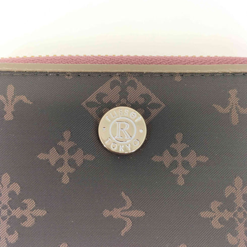ラシット russet モノグラム 総柄 ナイロン ミニ財布 コインケース レディース
