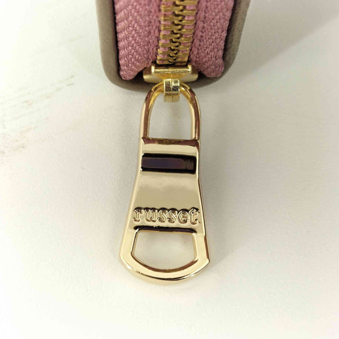 ラシット russet モノグラム 総柄 ナイロン ミニ財布 コインケース レディース