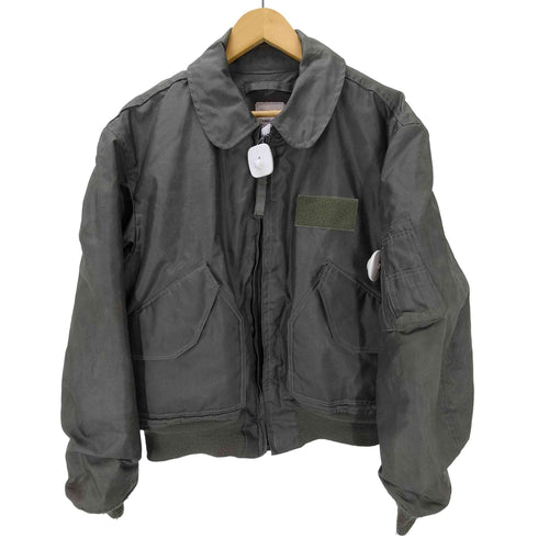 ユーエスアーミー U.S. ARMY 90S 92年会計 米軍 実軍 Jacket Flyer's Type CWU-45/P フライト ジャケット ISRATEX SCOVILL ジップ メンズ import:L