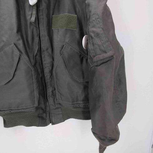 ユーエスアーミー U.S. ARMY 90S 92年会計 米軍 実軍 Jacket Flyer's Type CWU-45/P フライト ジャケット ISRATEX SCOVILL ジップ メンズ import:L