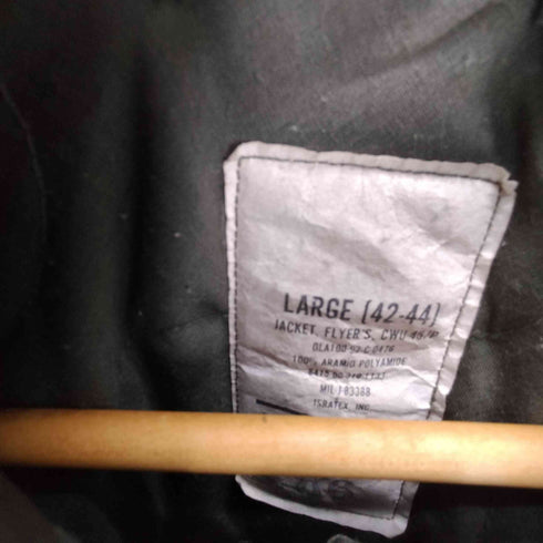 ユーエスアーミー U.S. ARMY 90S 92年会計 米軍 実軍 Jacket Flyer's Type CWU-45/P フライト ジャケット ISRATEX SCOVILL ジップ メンズ import:L