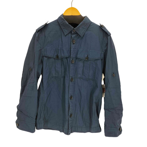 バーバリーロンドン BURBERRY LONDON エポレット付 ワークシャツジャケット メンズ JPN:L
