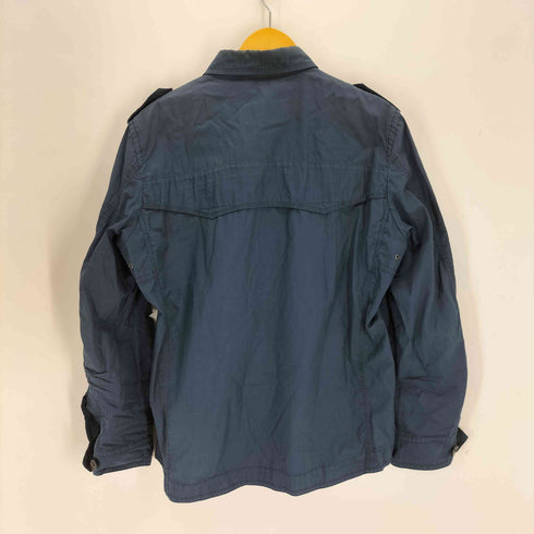 バーバリーロンドン BURBERRY LONDON エポレット付 ワークシャツジャケット メンズ JPN:L