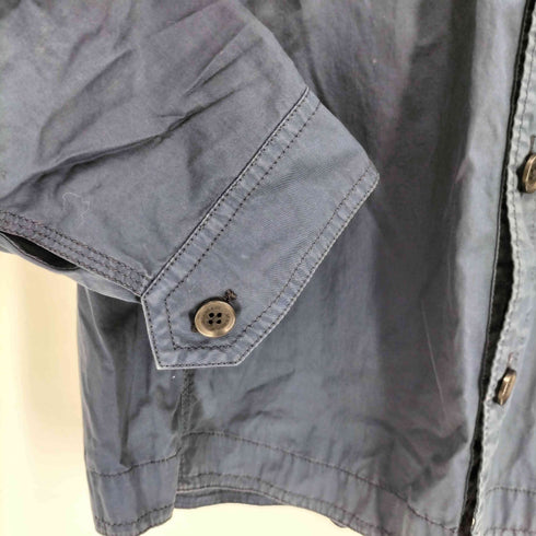 バーバリーロンドン BURBERRY LONDON エポレット付 ワークシャツジャケット メンズ JPN:L