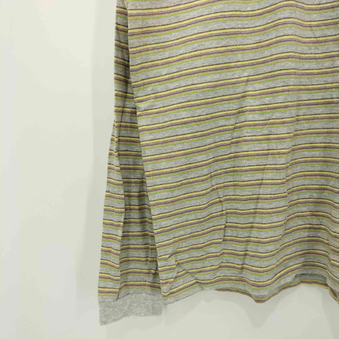 ロクビューティーアンドユースユナイテッドアローズ 6 BEAUTY & YOUTH UNITED ARROWS 24AW コットン ボーダー ロングスリーブTシャツ レディース