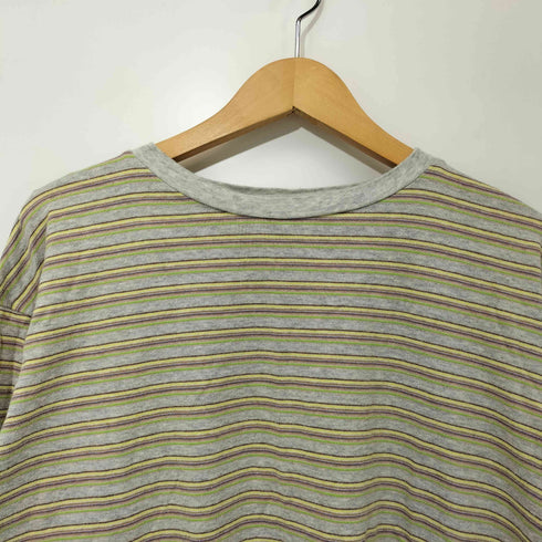 ロクビューティーアンドユースユナイテッドアローズ 6 BEAUTY & YOUTH UNITED ARROWS 24AW コットン ボーダー ロングスリーブTシャツ レディース