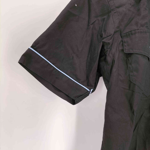 バーバリーブラックレーベル BURBERRY BLACK LABEL 総柄S/Sウエスタンシャツ メンズ JPN:2