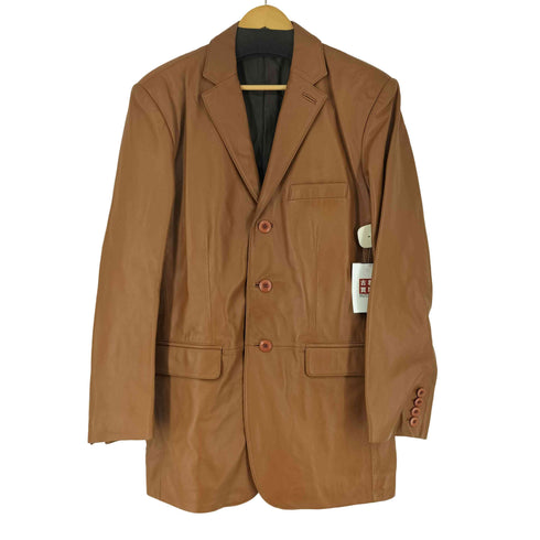 パーフェクトスーツファクトリー P.S.FA Perfect Suit FActory ラムレザーテーラードジャケット メンズ JPN:L