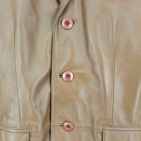 パーフェクトスーツファクトリー P.S.FA Perfect Suit FActory ラムレザーテーラードジャケット メンズ JPN:L