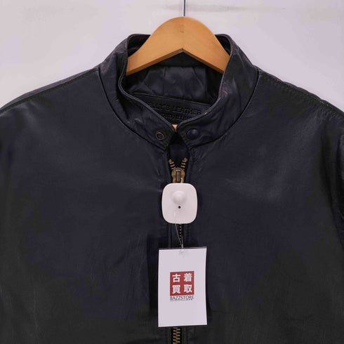 KELLY'S LEATHER 80-90s 裏地キルティング リアルレザー シングル ライダース ジャケット TALON ジップ メンズ US:42