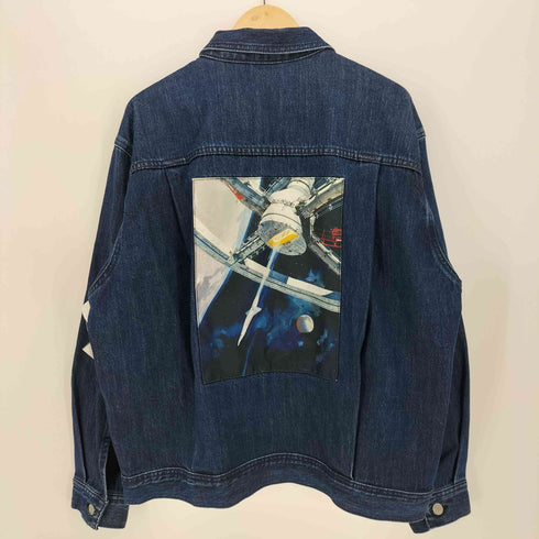 ジーユー GU ムービー コラボ 刺繍 1ST 型 デニム ジャケット メンズ JPN:L