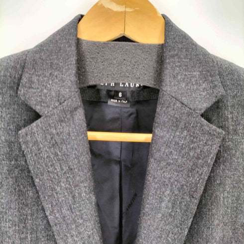 ラルフローレン RALPH LAUREN イタリア製 総裏 ウール紺2Bテーラードジャケット メンズ 6