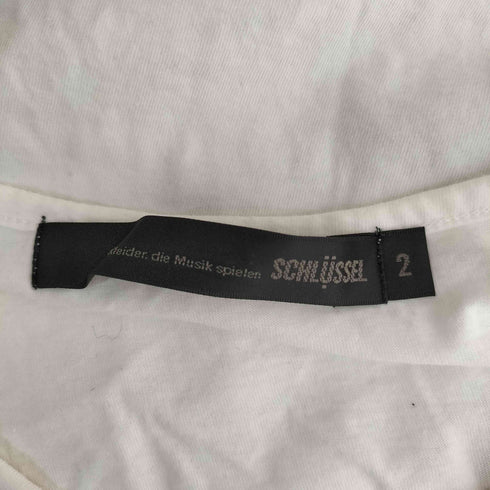 シュリセル SCHLUSSEL Y2K グラフィックプリントTシャツ メンズ JPN:2