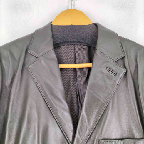 パーフェクトスーツファクトリー P.S.FA Perfect Suit FActory ラムレザーテーラードジャケット メンズ JPN:M