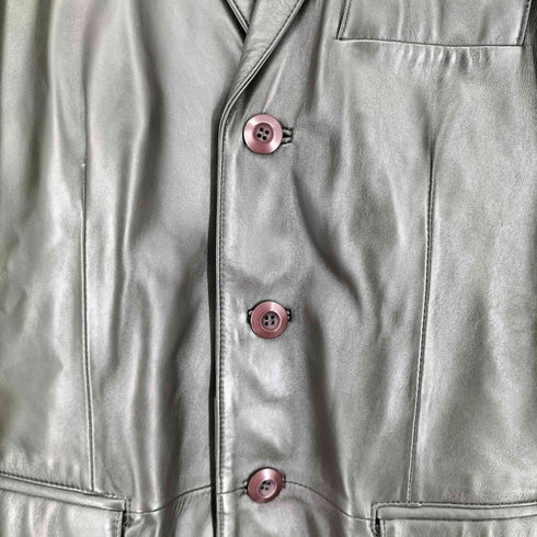 パーフェクトスーツファクトリー P.S.FA Perfect Suit FActory ラムレザーテーラードジャケット メンズ JPN:M