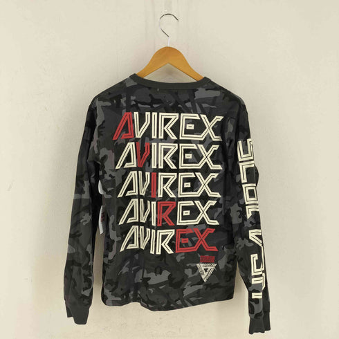 アヴィレックス AVIREX STREET GEAR ROAD L/S PRINT T-SHIRT メンズ JPN:L