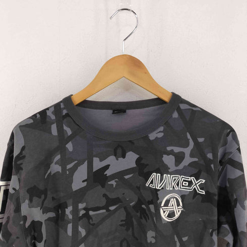 アヴィレックス AVIREX STREET GEAR ROAD L/S PRINT T-SHIRT メンズ JPN:L