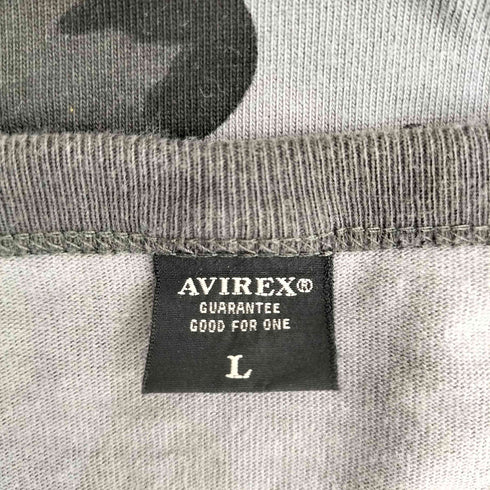 アヴィレックス AVIREX STREET GEAR ROAD L/S PRINT T-SHIRT メンズ JPN:L