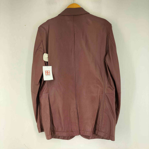 ミッシェルクラン MICHEL KLEIN ピッグレザーテーラードジャケット メンズ 48