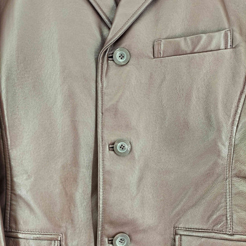ミッシェルクラン MICHEL KLEIN ピッグレザーテーラードジャケット メンズ 48