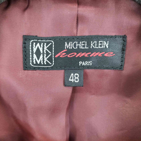 ミッシェルクラン MICHEL KLEIN ピッグレザーテーラードジャケット メンズ 48