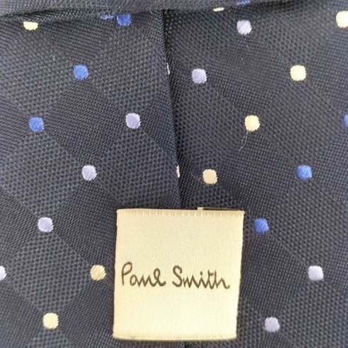 ポールスミス Paul Smith 日本製 シルク ドット柄 ネクタイ メンズ