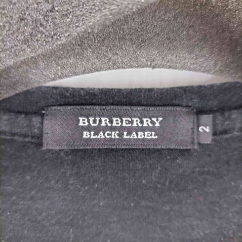 バーバリーブラックレーベル BURBERRY BLACK LABEL Vネック 佐渡ラインL/Sカットソー メンズ JPN:2