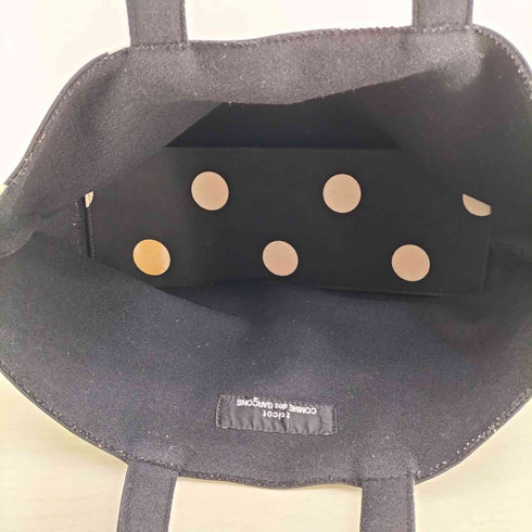 トリココムデギャルソン tricot COMME des GARCONS キャンバス地 ドット トートバッグ レディース