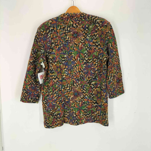 ミッソーニ MISSONI イタリア製 総柄ニットカーディガン レディース 52