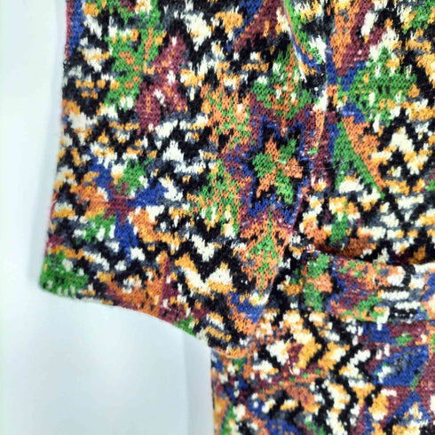 ミッソーニ MISSONI イタリア製 総柄ニットカーディガン レディース 52
