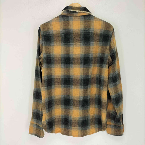 ピーピーエフエム PPFM 襟裏ボア L/Sチェックネルシャツ メンズ JPN:L