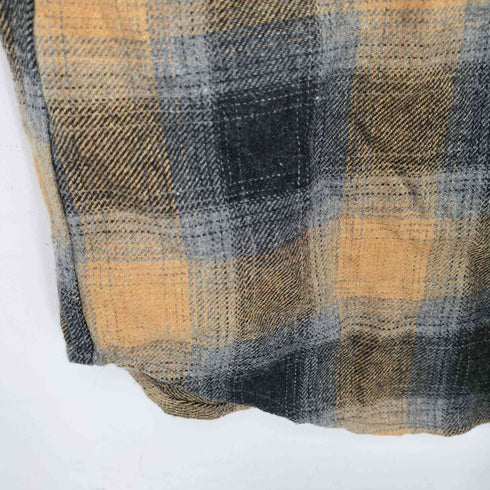 ピーピーエフエム PPFM 襟裏ボア L/Sチェックネルシャツ メンズ JPN:L