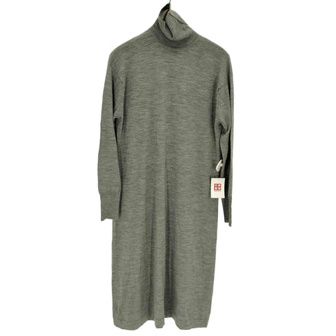 ジョンスメドレー JOHN SMEDLEY 英国製 タートルネックニットワンピース レディース