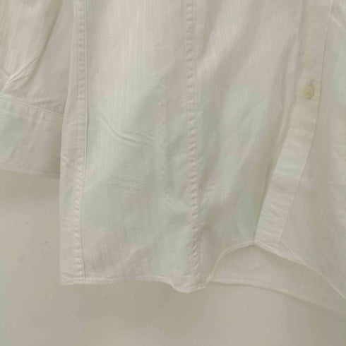 バーバリーブラックレーベル BURBERRY BLACK LABEL シャドーストライプ 袖裏ノバチェック ワンポイントロゴ刺繍 ボタンダウンシャツ メンズ 39