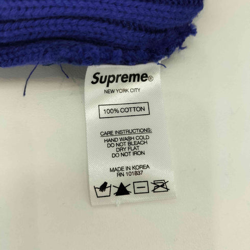 シュプリーム Supreme 20SS LOGO-PATCH OVERDYED BEANIE メンズ