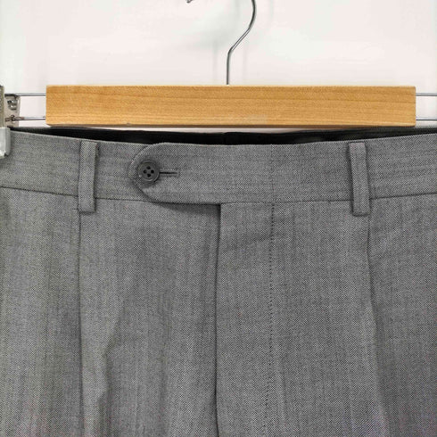 バーバリーロンドン BURBERRY LONDON ウールシルク センタープレススラックス メンズ 79