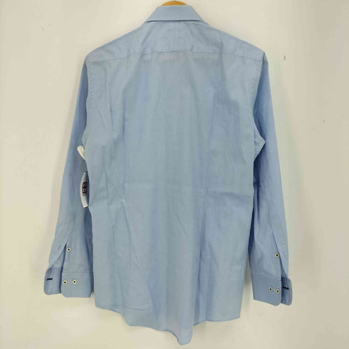 バーバリーブラックレーベル BURBERRY BLACK LABEL ワンポイントロゴ刺繍 ワイドカラーシャツ メンズ 39