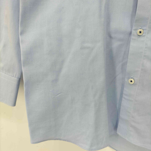 バーバリーブラックレーベル BURBERRY BLACK LABEL ワンポイントロゴ刺繍 ワイドカラーシャツ メンズ 39