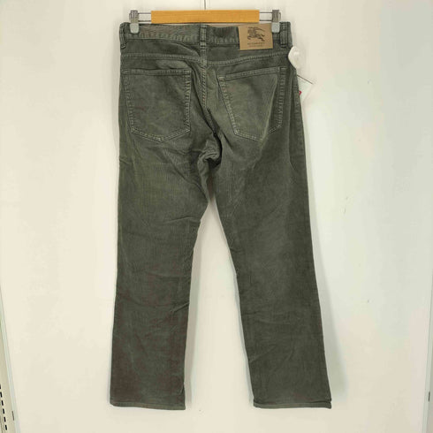 バーバリーブラックレーベル BURBERRY BLACK LABEL 細畝コーデュロイテーパードパンツ メンズ 76