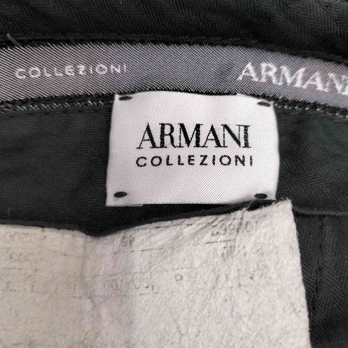 アルマーニコレツィオーニ ARMANI COLLEZIONI 2タックワイドテーパードスラックス メンズ