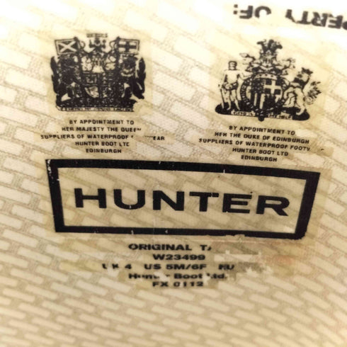 ハンター HUNTER オリジナル トール レイン ブーツ レディース UK:4