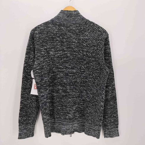 MONSIEUR NICOLE メランジ調 ニット ブルゾン メンズ JPN:48