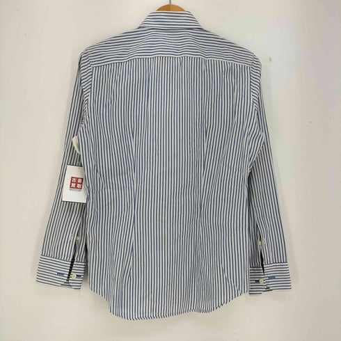 ピーエスポールスミス PS Paul Smith ストライプ コットン ワイドカラーシャツ メンズ import:S