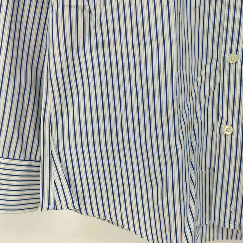 ピーエスポールスミス PS Paul Smith ストライプ コットン ワイドカラーシャツ メンズ import:S