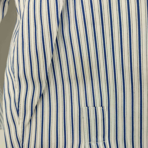 ピーエスポールスミス PS Paul Smith ストライプ コットン ワイドカラーシャツ メンズ import:S