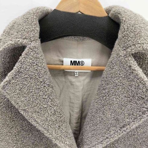 エムエムシックスメゾンマルジェラ MM6 Maison Margiela 18AW コクーンジャージーボアコート レディース JPN:36