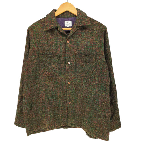 ニードルズ Needles C.O.B.CLASSIC SHIRT ジャガード オープンカラー L/S シャツ メンズ JPN:S